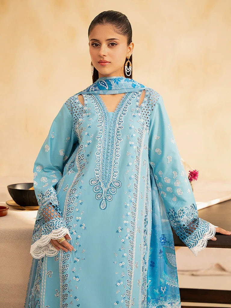 Rajbari | Jahaan Premium Festive Lawn | SIRA (Jahan) 5-B - Aqsa Fabrics