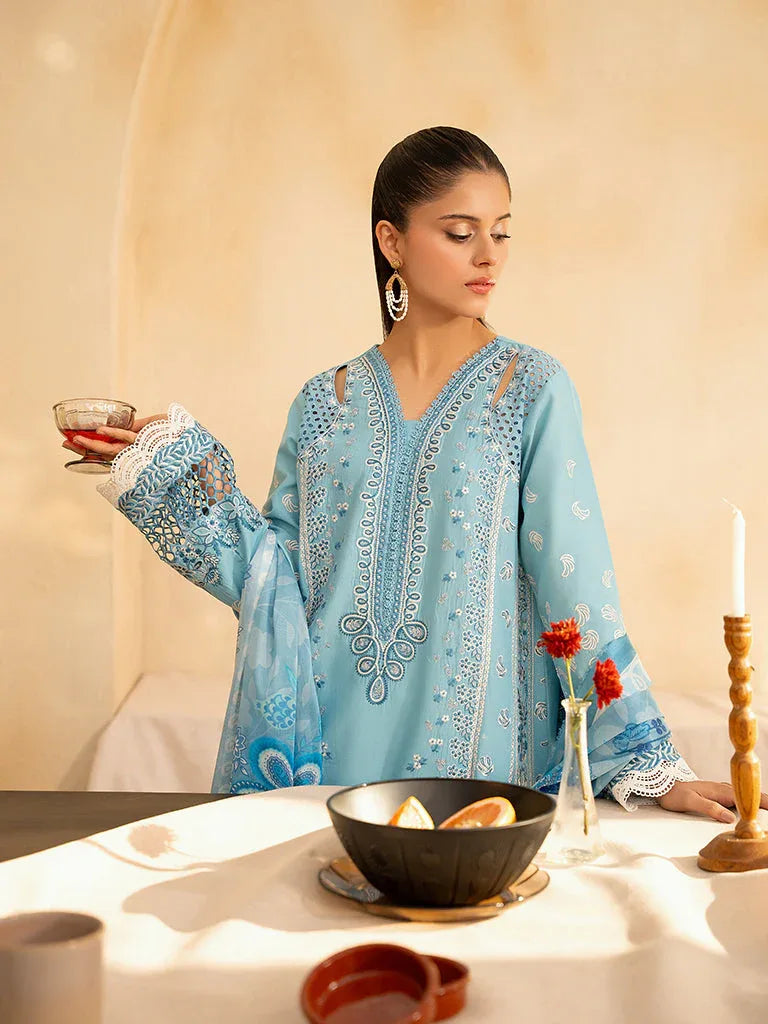 Rajbari | Jahaan Premium Festive Lawn | SIRA (Jahan) 5-B - Aqsa Fabrics