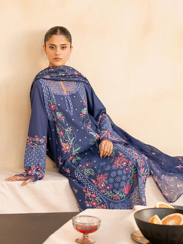 Rajbari | Jahaan Premium Festive Lawn | TALIAH (Jahan) 2-B - Aqsa Fabrics