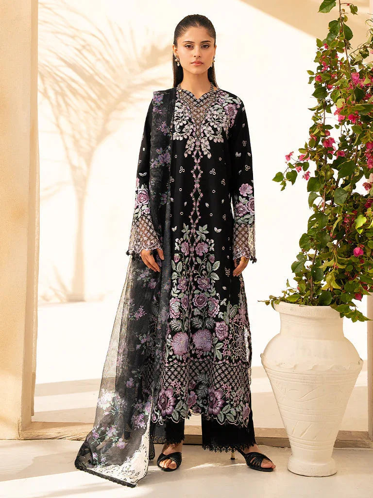 Rajbari | Jahaan Premium Festive Lawn | VERA (Jahan) 1-A - Aqsa Fabrics