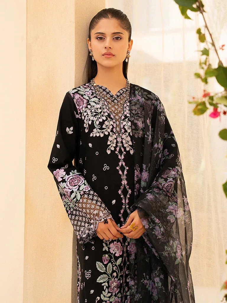 Rajbari | Jahaan Premium Festive Lawn | VERA (Jahan) 1-A - Aqsa Fabrics