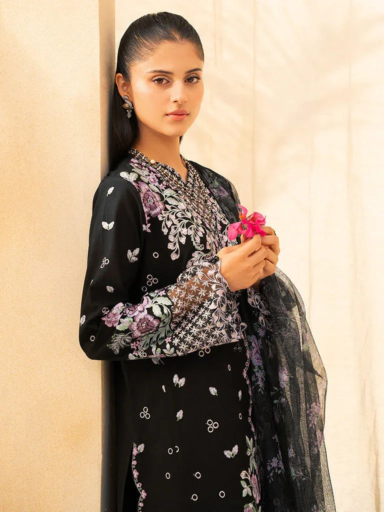 Rajbari | Jahaan Premium Festive Lawn | VERA (Jahan) 1-A - Aqsa Fabrics
