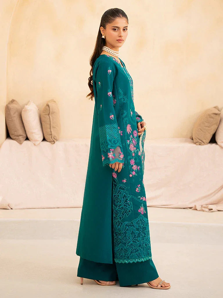 Rajbari | Jahaan Premium Festive Lawn | ZARA (Jahan) 3-A - Aqsa Fabrics