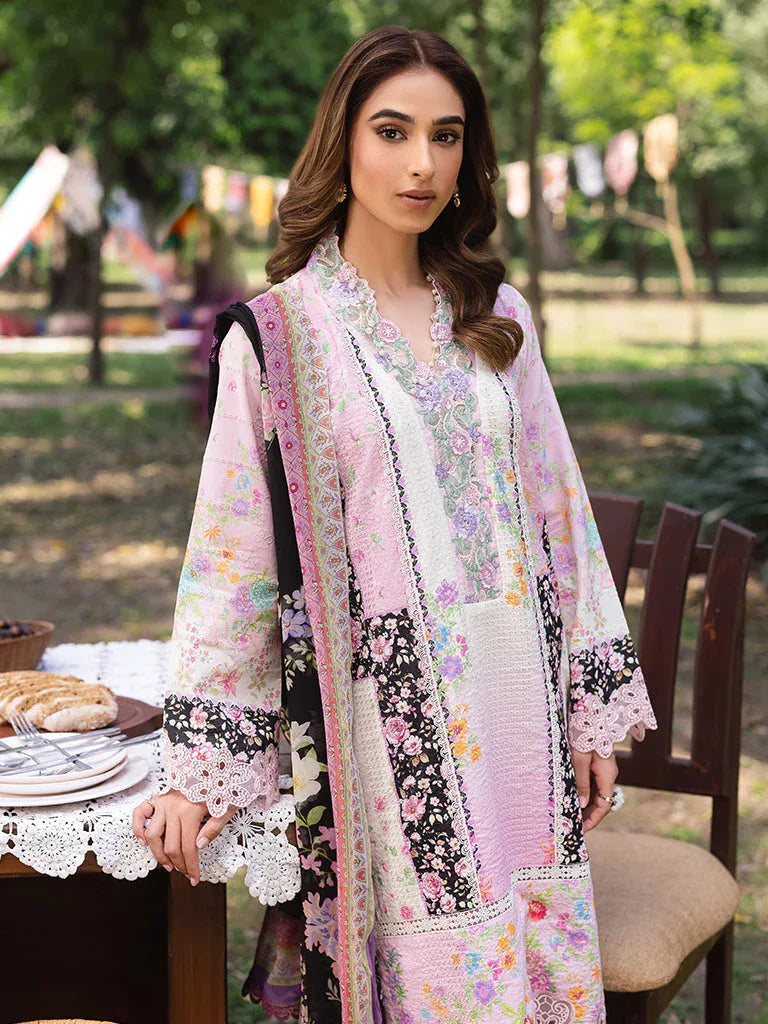 Rajbari | Schiffli Printkari Exclusive | Schiffli Printkari - 01 - Aqsa Fabrics