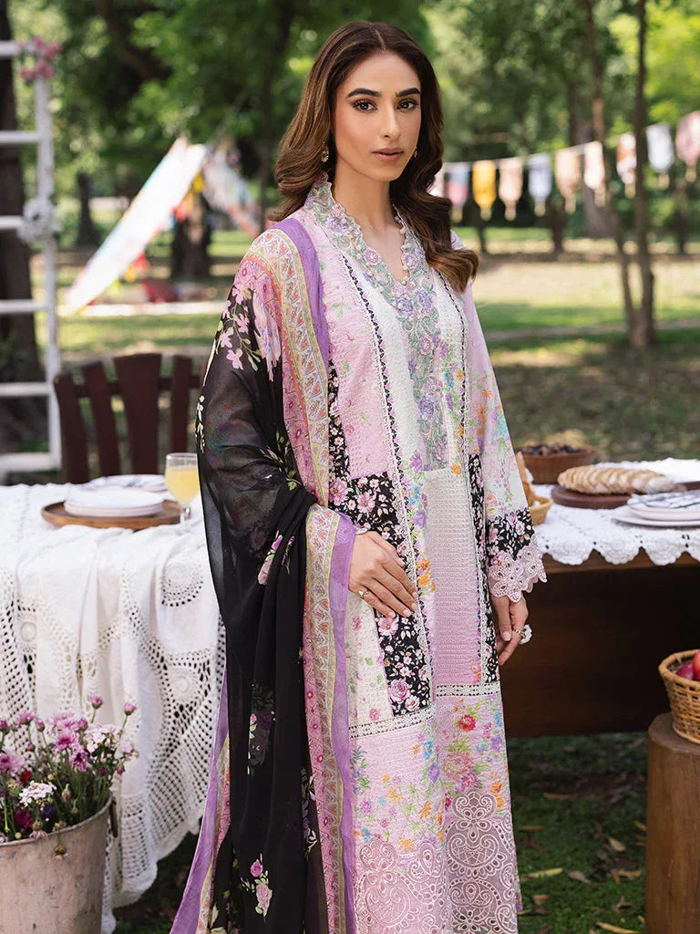 Rajbari | Schiffli Printkari Exclusive | Schiffli Printkari - 01 - Aqsa Fabrics