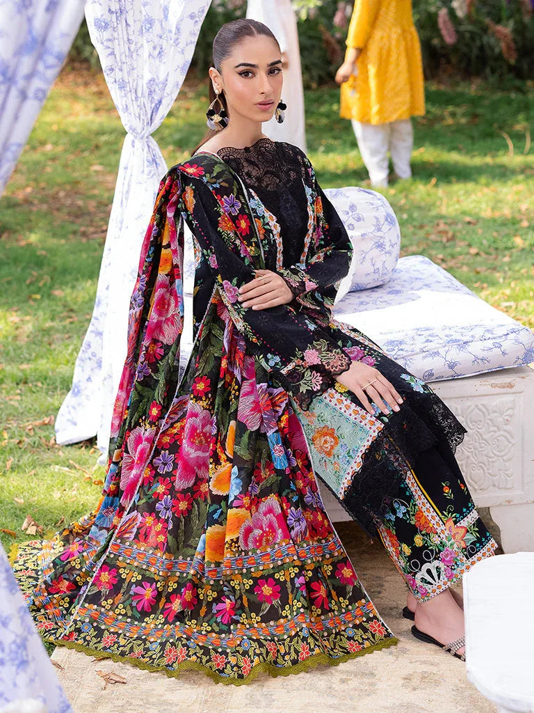 Rajbari | Schiffli Printkari Exclusive | Schiffli Printkari - 03 - Aqsa Fabrics