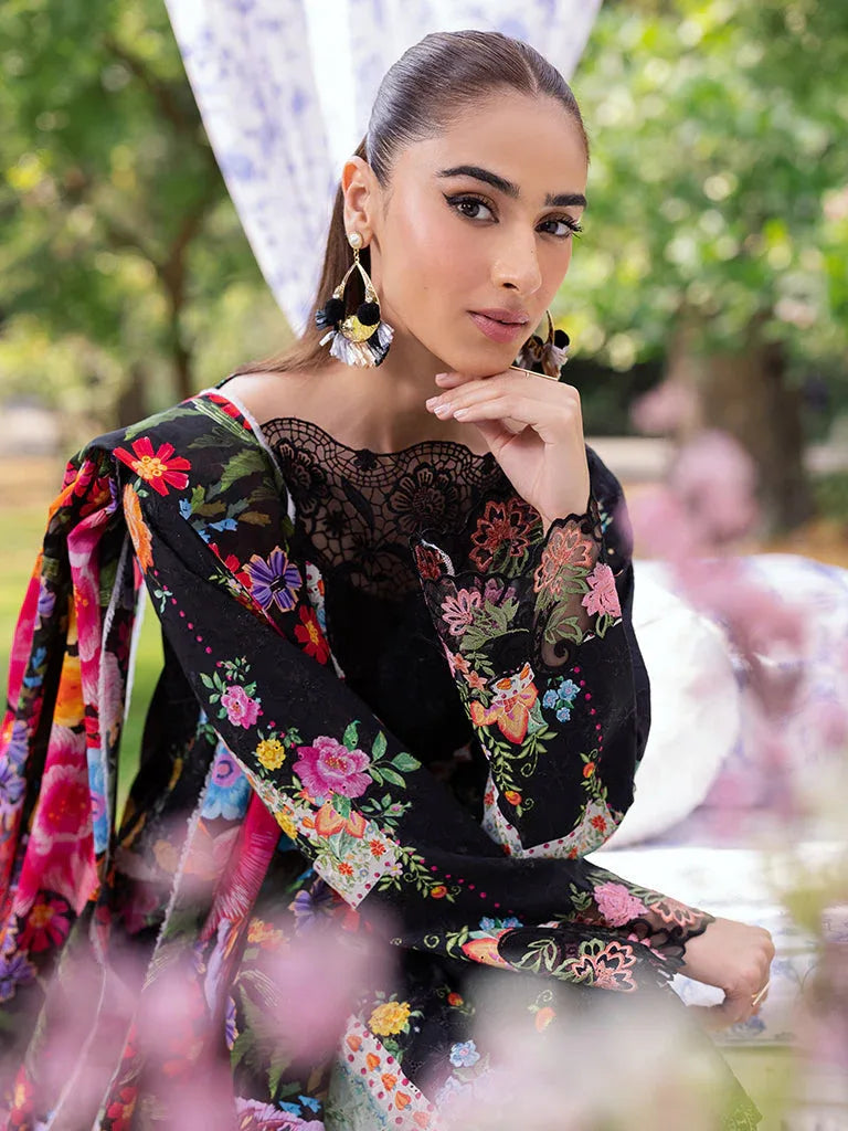 Rajbari | Schiffli Printkari Exclusive | Schiffli Printkari - 03 - Aqsa Fabrics