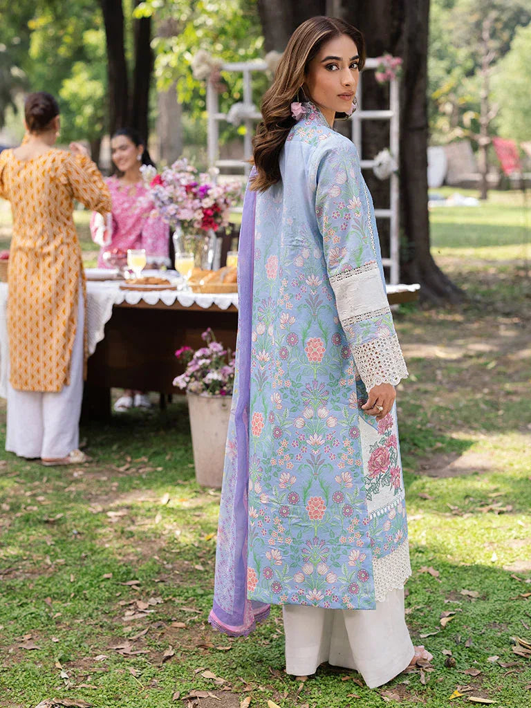 Rajbari | Schiffli Printkari Exclusive | Schiffli Printkari - 04 - Aqsa Fabrics