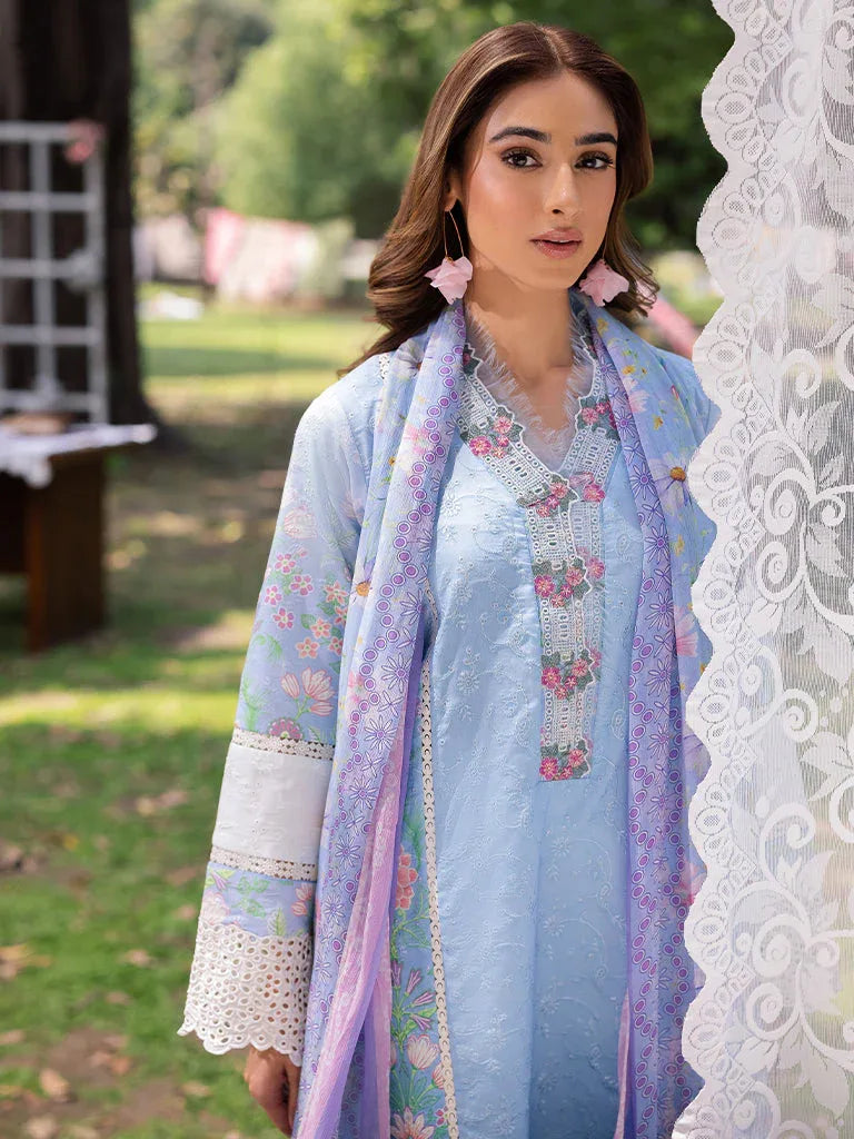 Rajbari | Schiffli Printkari Exclusive | Schiffli Printkari - 04 - Aqsa Fabrics