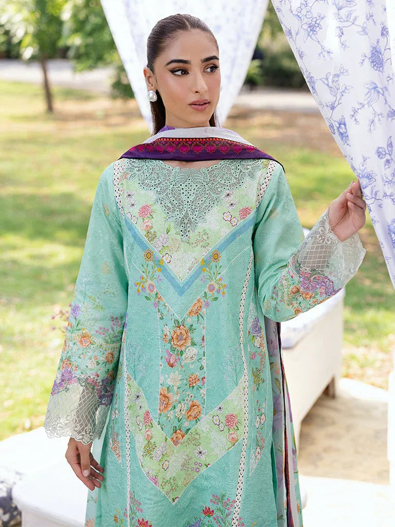 Rajbari | Schiffli Printkari Exclusive | Schiffli Printkari - 05 - Aqsa Fabrics