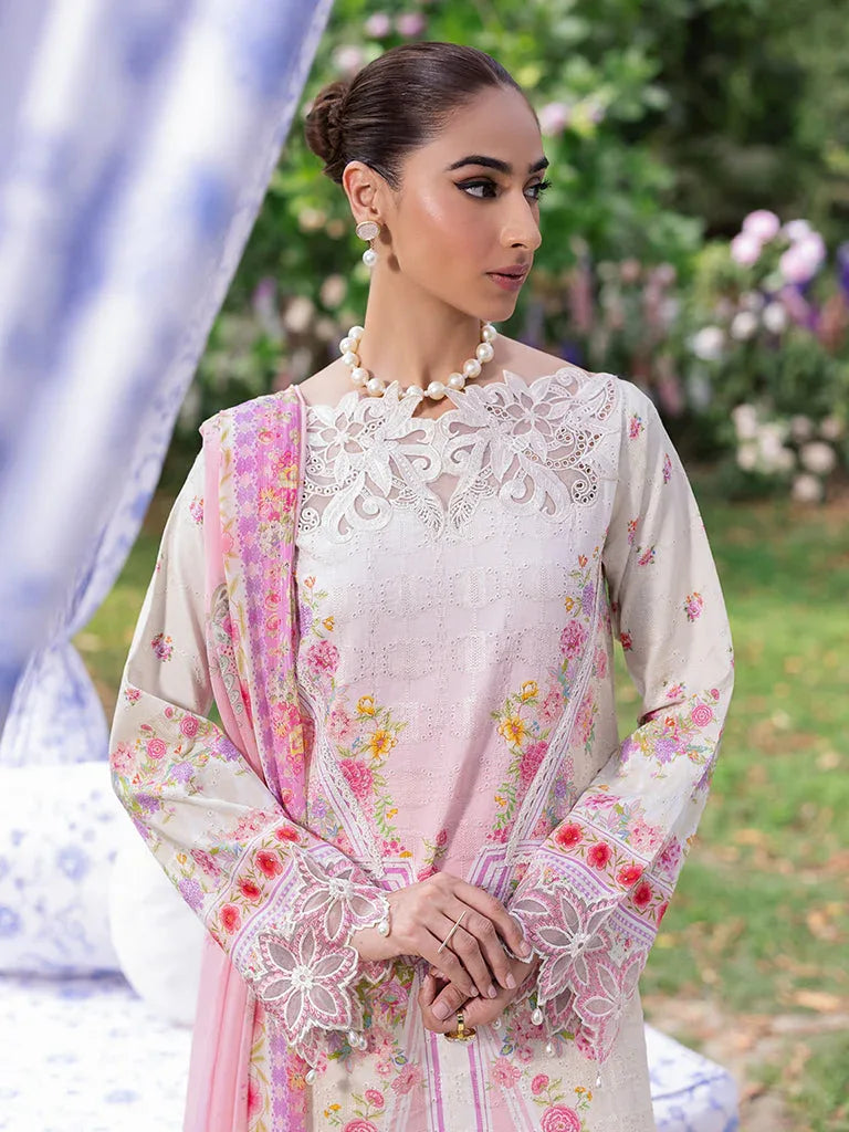 Rajbari | Schiffli Printkari Exclusive | Schiffli Printkari - 07 - Aqsa Fabrics