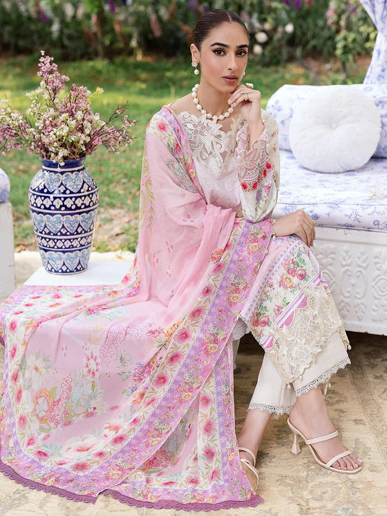 Rajbari | Schiffli Printkari Exclusive | Schiffli Printkari - 07 - Aqsa Fabrics