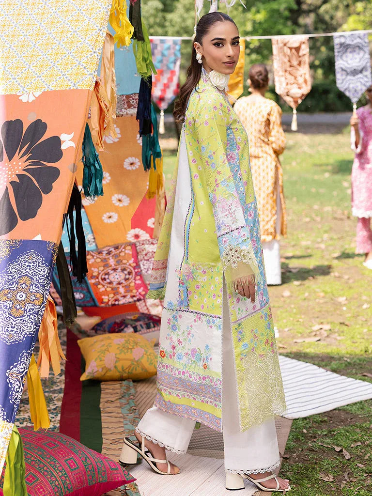 Rajbari | Schiffli Printkari Exclusive | Schiffli Printkari - 09 - Aqsa Fabrics