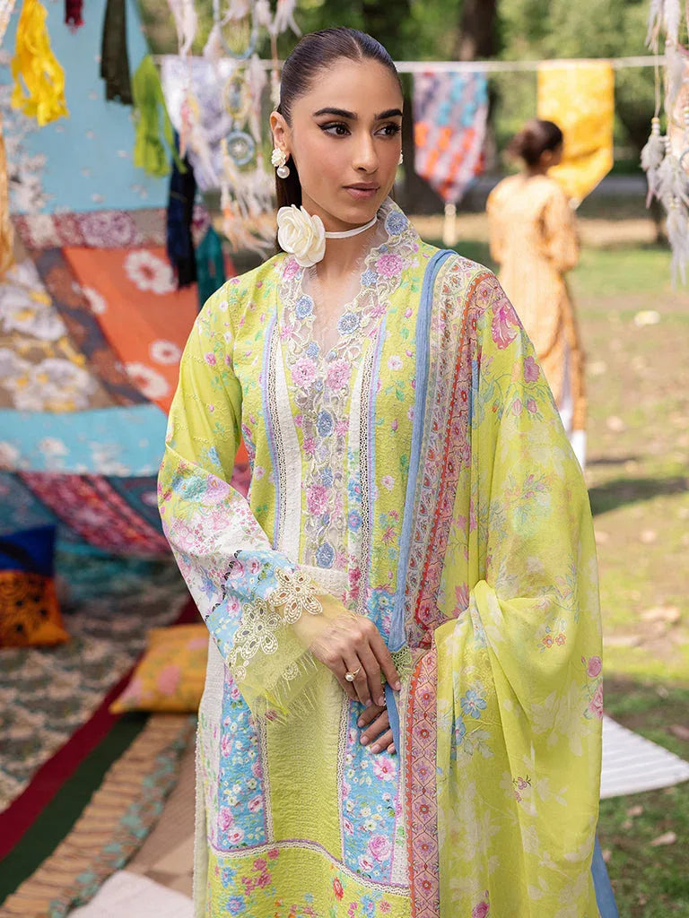 Rajbari | Schiffli Printkari Exclusive | Schiffli Printkari - 09 - Aqsa Fabrics