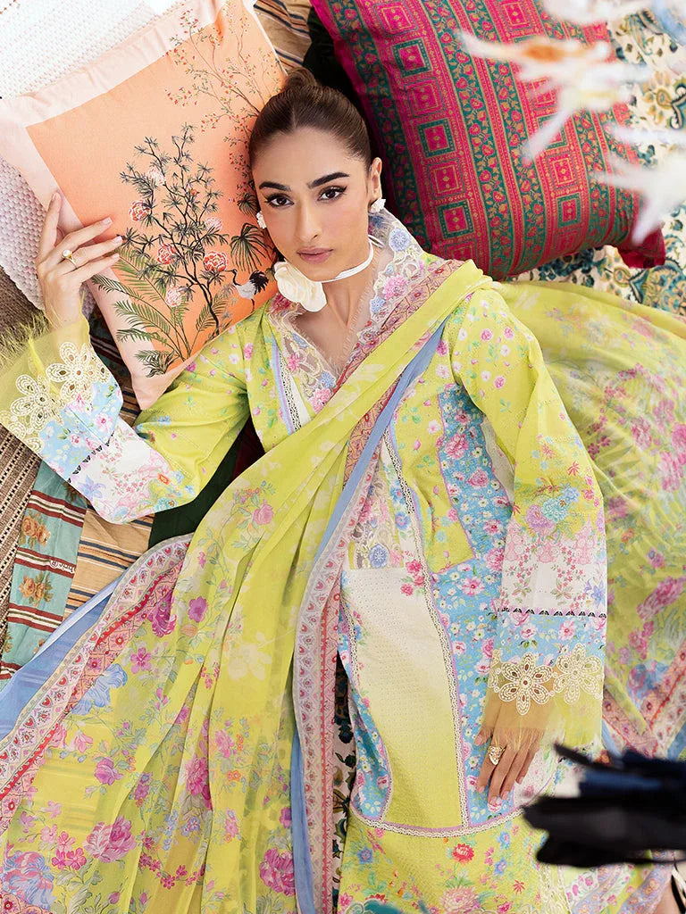 Rajbari | Schiffli Printkari Exclusive | Schiffli Printkari - 09 - Aqsa Fabrics
