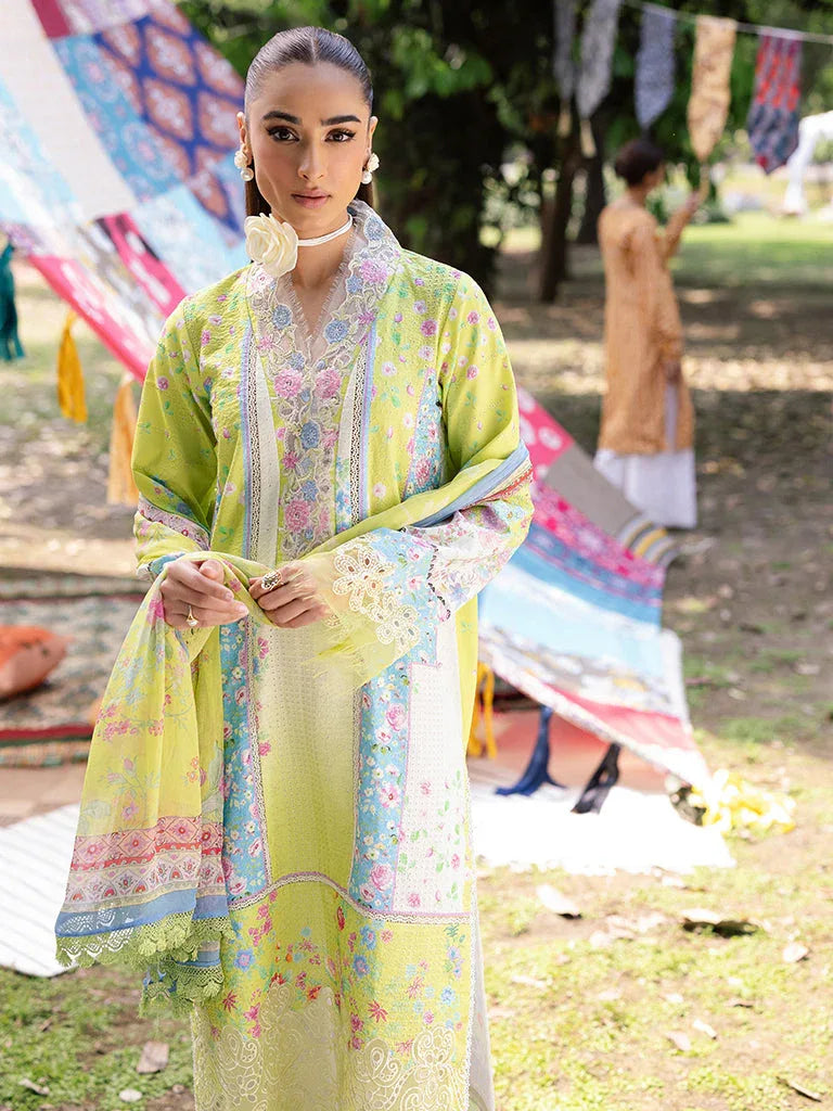 Rajbari | Schiffli Printkari Exclusive | Schiffli Printkari - 09 - Aqsa Fabrics