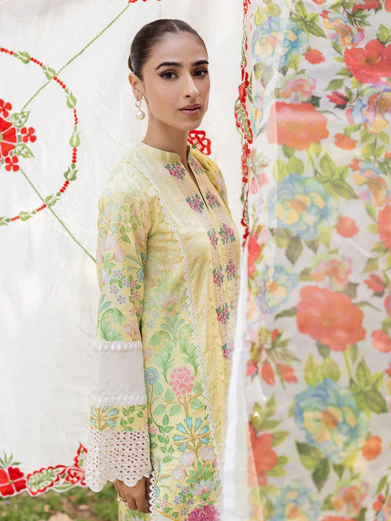 Rajbari | Schiffli Printkari Exclusive | Schiffli Printkari - 11 - Aqsa Fabrics
