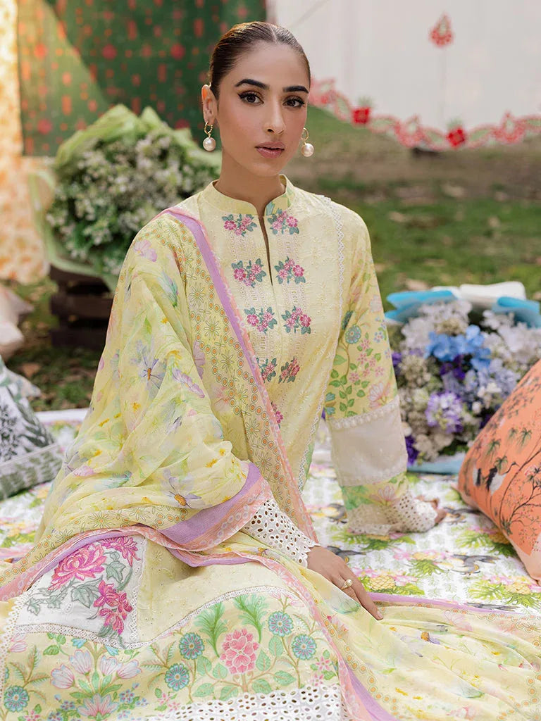 Rajbari | Schiffli Printkari Exclusive | Schiffli Printkari - 11 - Aqsa Fabrics