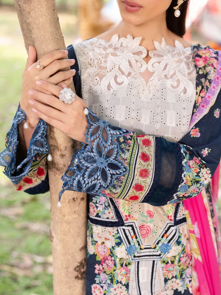 Rajbari | Schiffli Printkari Exclusive | Schiffli Printkari - 12 - Aqsa Fabrics