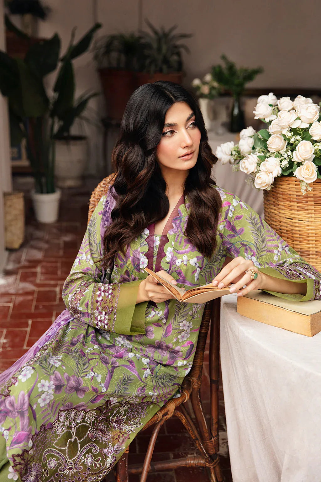 Ramsha | Rangrez Lawn Collection | N-410 - Aqsa Fabrics