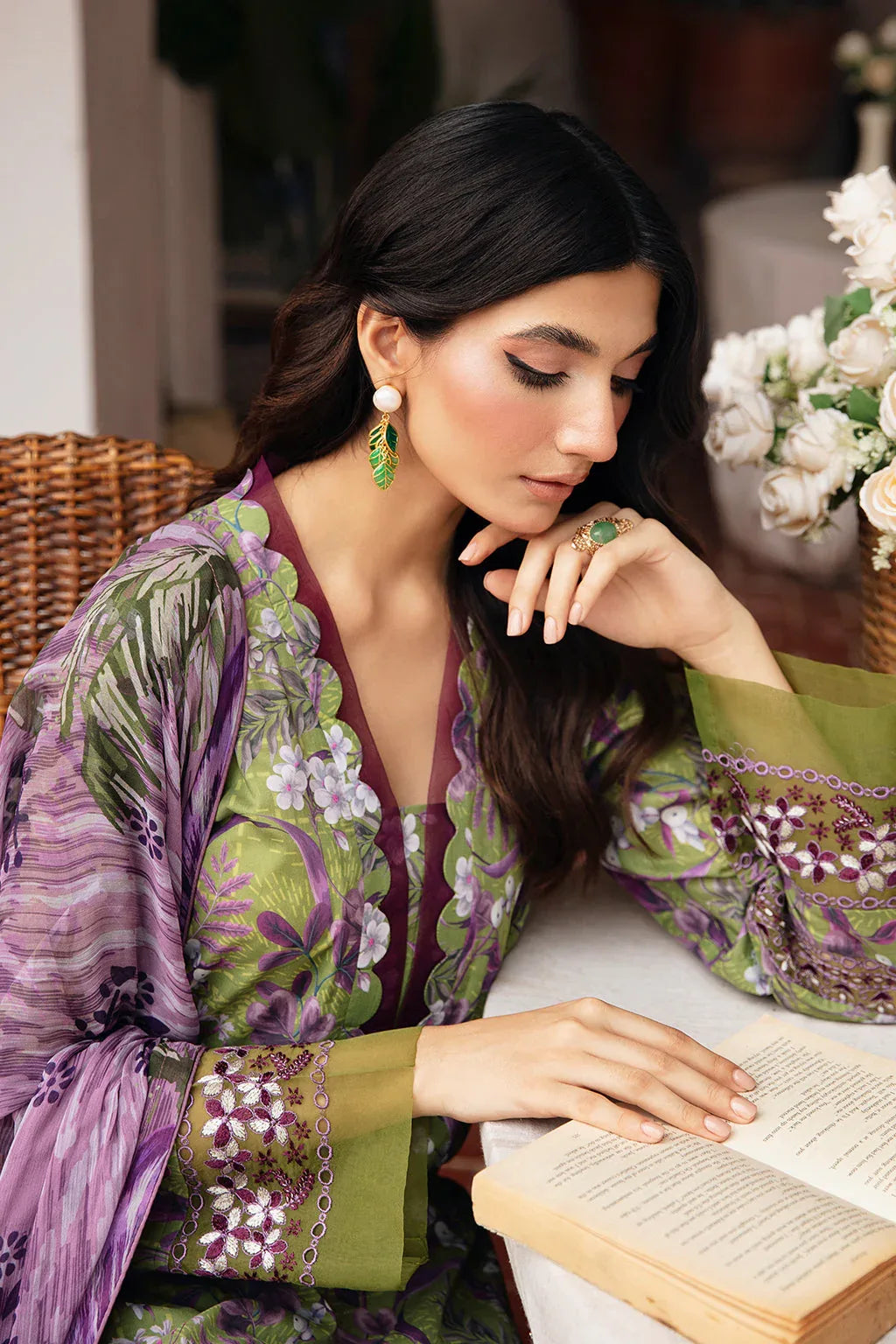Ramsha | Rangrez Lawn Collection | N-410 - Aqsa Fabrics