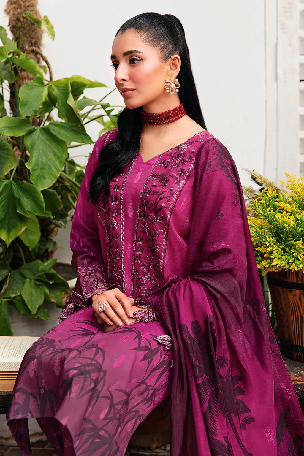 Ramsha | Rangrez Lawn Collection | N-408 - Aqsa Fabrics