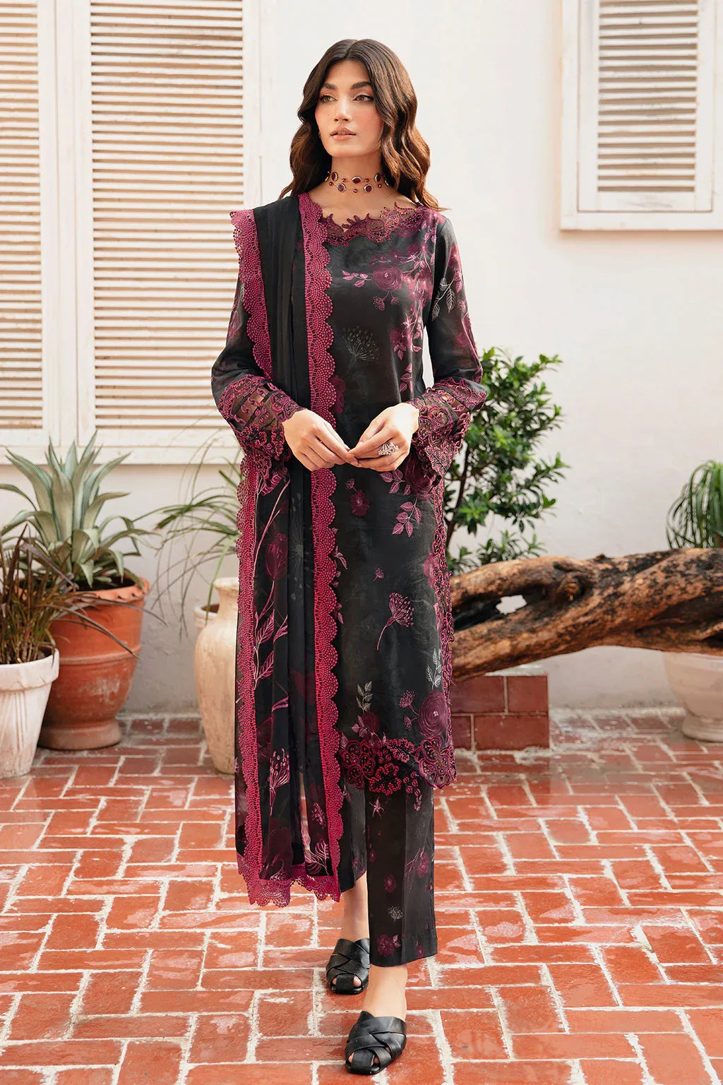 Ramsha | Rangrez Lawn Collection | N-401 - Aqsa Fabrics