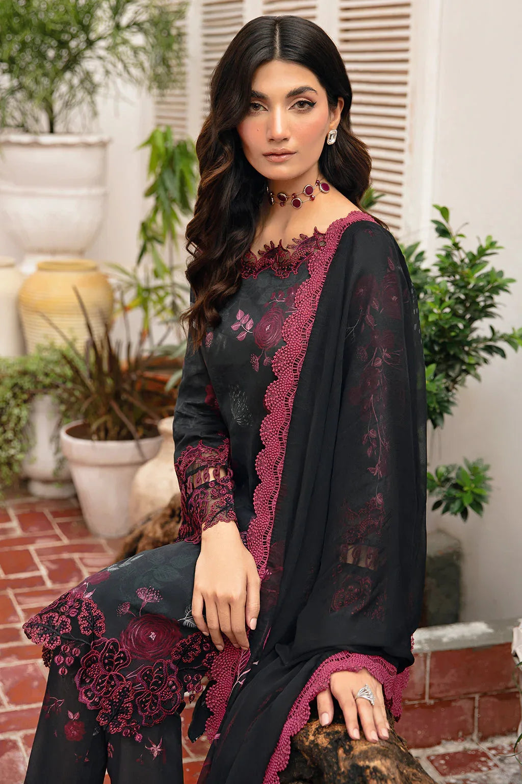 Ramsha | Rangrez Lawn Collection | N-401 - Aqsa Fabrics