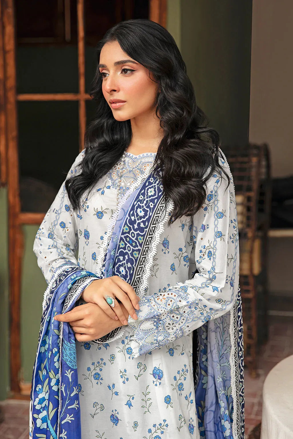 Ramsha | Rangrez Lawn Collection | N-403 - Aqsa Fabrics