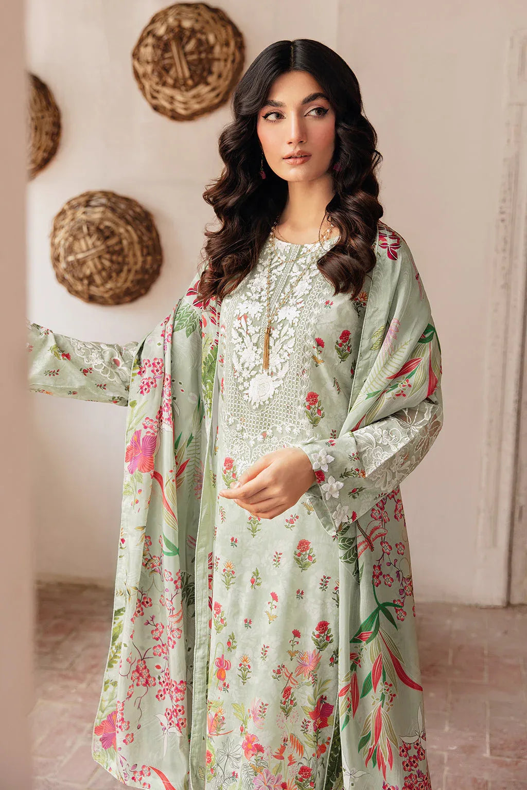 Ramsha | Rangrez Lawn Collection | N-409 - Aqsa Fabrics