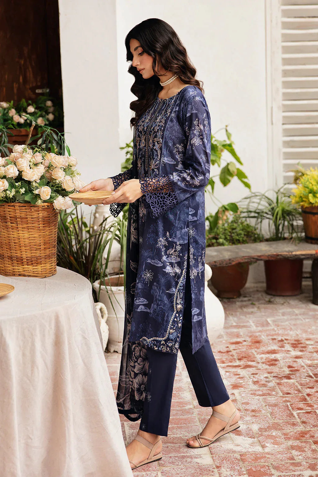 Ramsha | Rangrez Lawn Collection | N-404 - Aqsa Fabrics