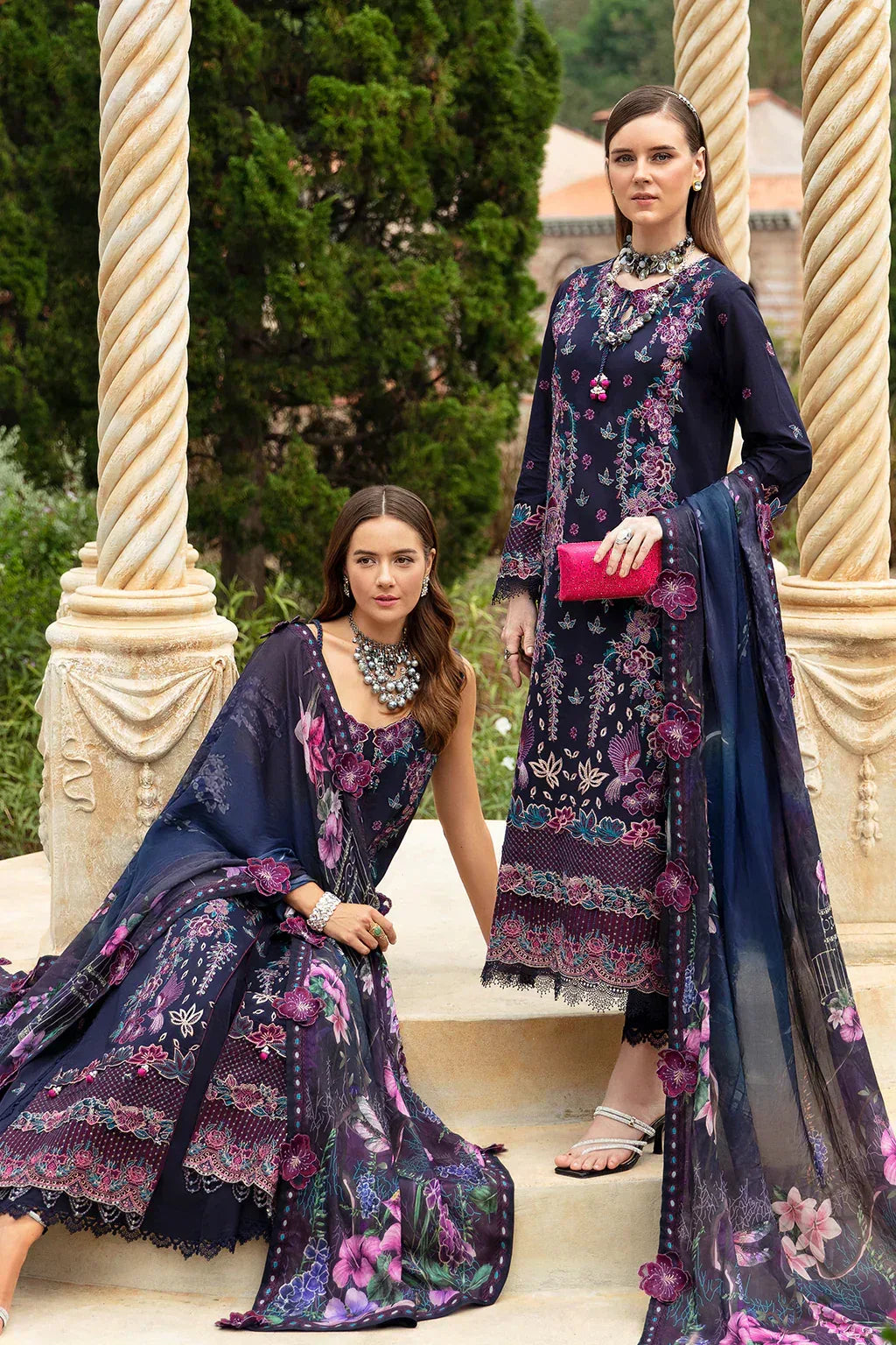 Ramsha | Andaz Collection | Deep Blue - Aqsa Fabrics