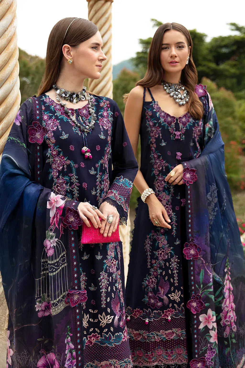 Ramsha | Andaz Collection | Deep Blue - Aqsa Fabrics