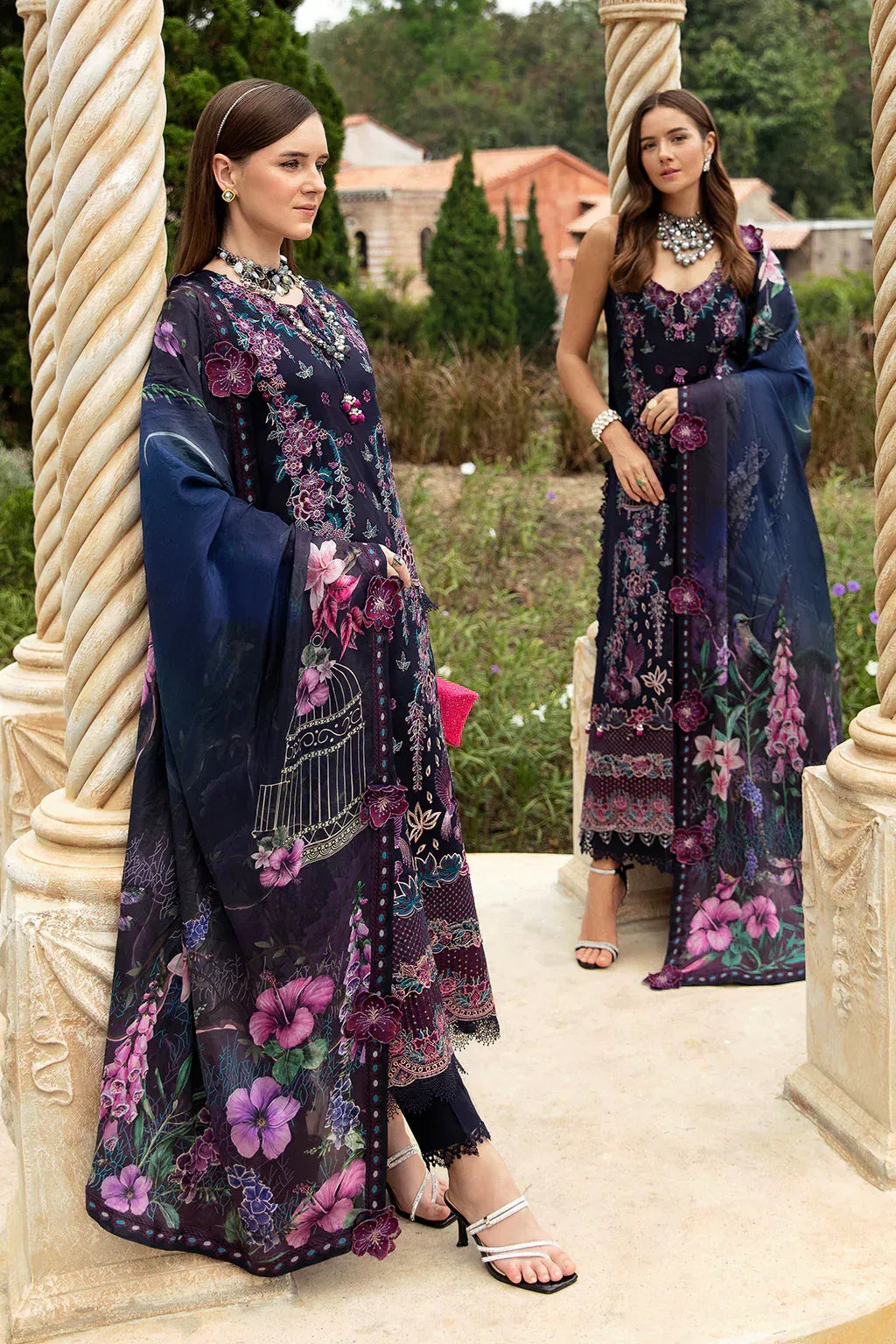 Ramsha | Andaz Collection | Deep Blue - Aqsa Fabrics