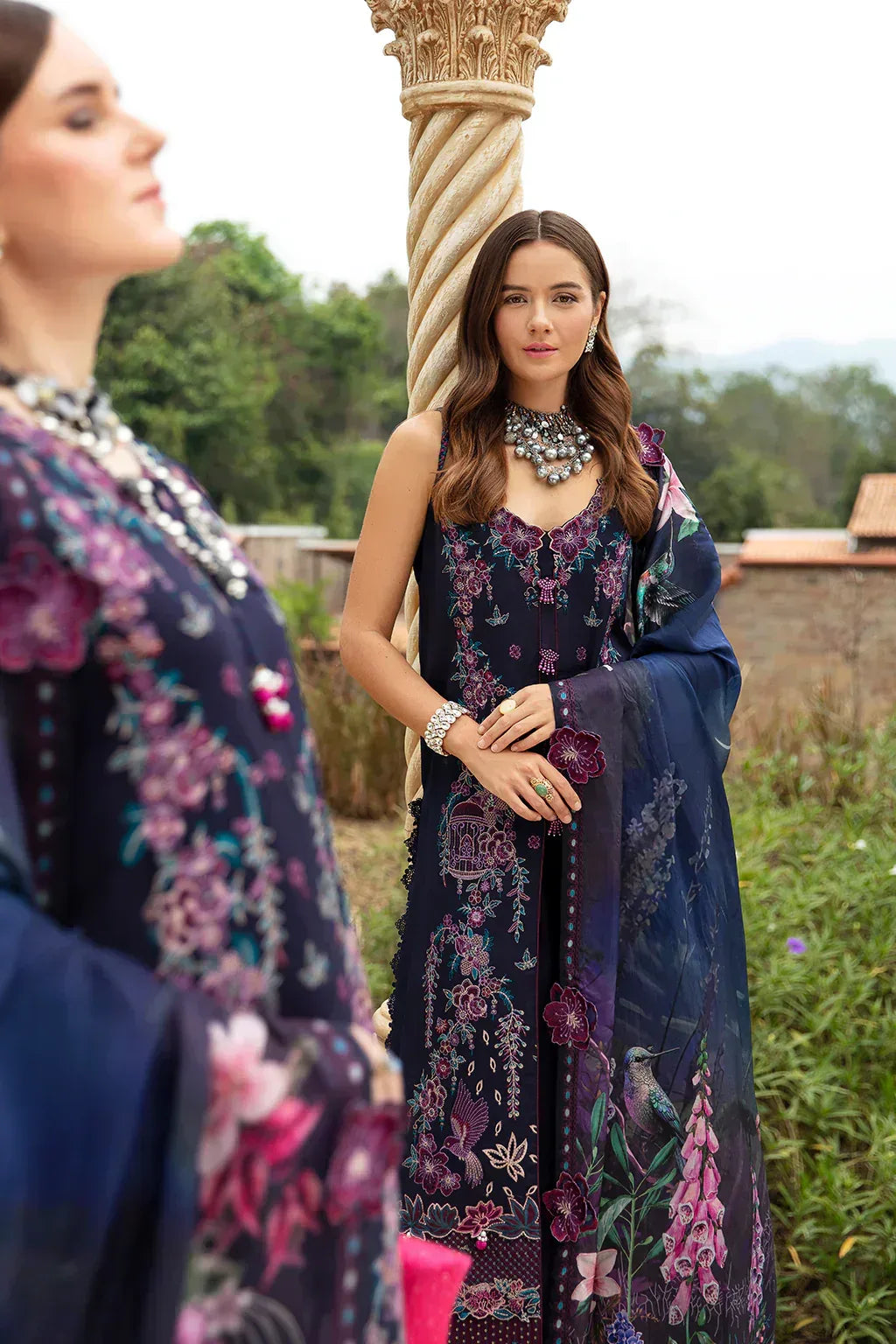 Ramsha | Andaz Collection | Deep Blue - Aqsa Fabrics