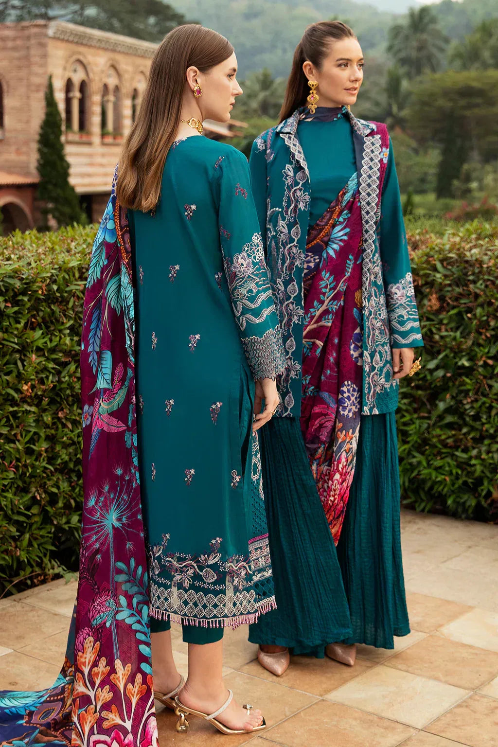Ramsha | Andaz Collection | SEA BLUE - Aqsa Fabrics