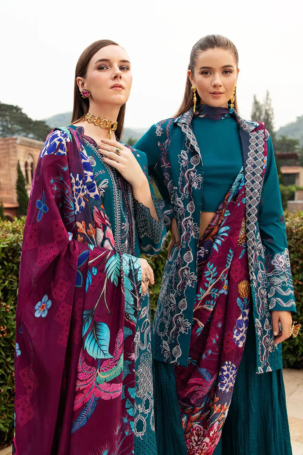 Ramsha | Andaz Collection | SEA BLUE - Aqsa Fabrics