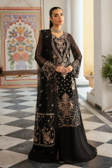 Ramsha | Dastak Luxury Chiffon Collection |  Q-106 - Aqsa Fabrics