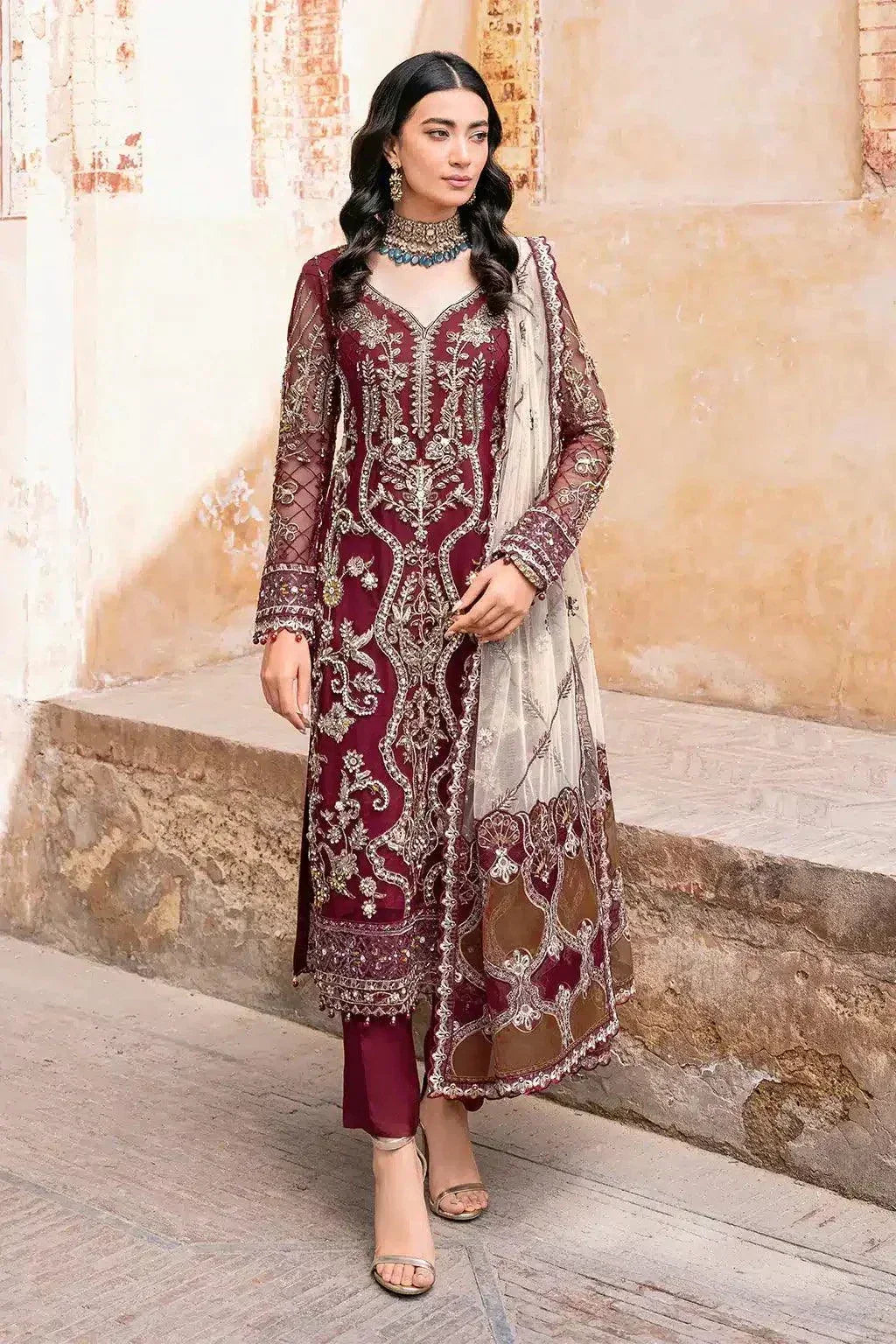 Ramsha | Luxury Wedding Collection 23 | H-203 - Aqsa Fabrics