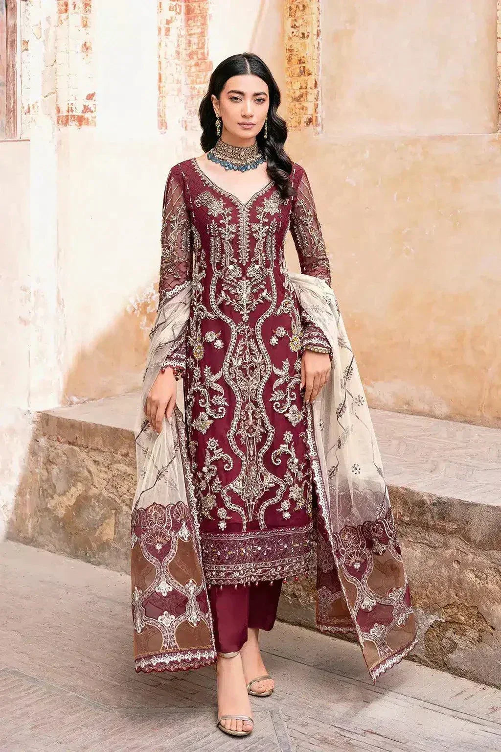 Ramsha | Luxury Wedding Collection 23 | H-203 - Aqsa Fabrics