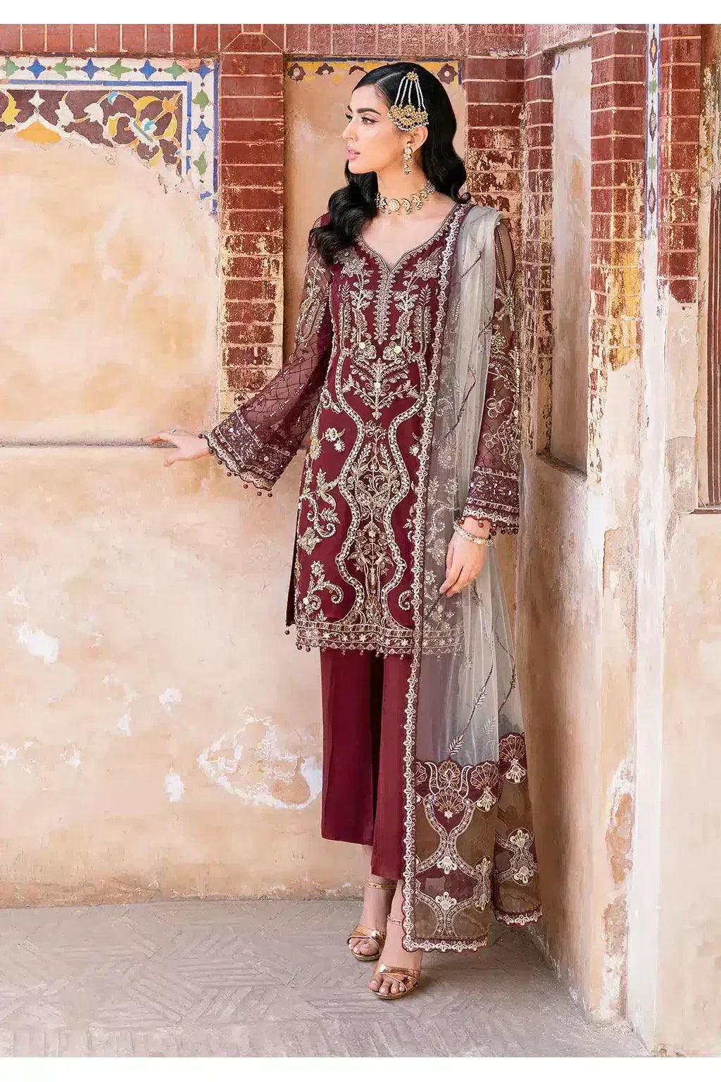 Ramsha | Luxury Wedding Collection 23 | H-203 - Aqsa Fabrics