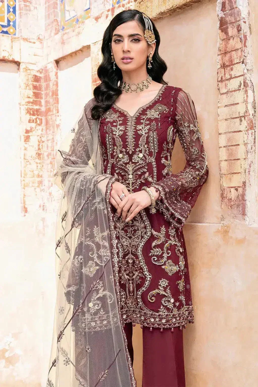 Ramsha | Luxury Wedding Collection 23 | H-203 - Aqsa Fabrics