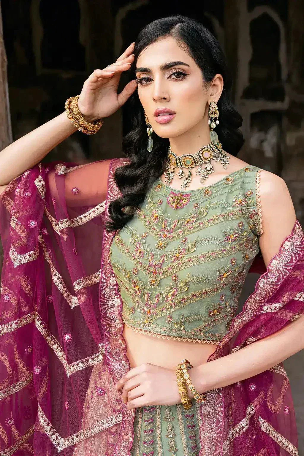 Ramsha | Luxury Wedding Collection 23 | H-206 - Aqsa Fabrics