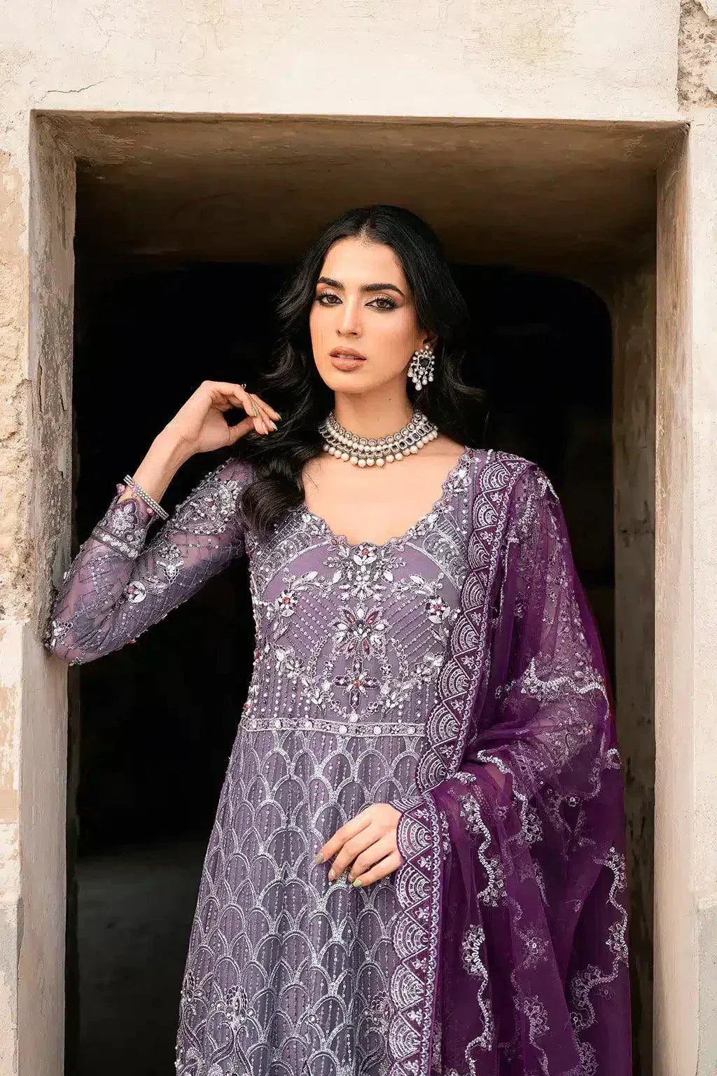 Ramsha | Luxury Wedding Collection 23 | H-201 - Aqsa Fabrics