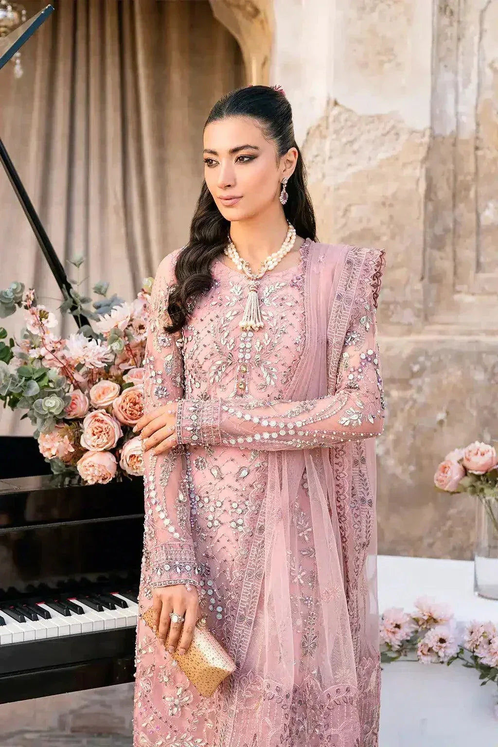 Ramsha | Luxury Wedding Collection 23 | H-207 - Aqsa Fabrics