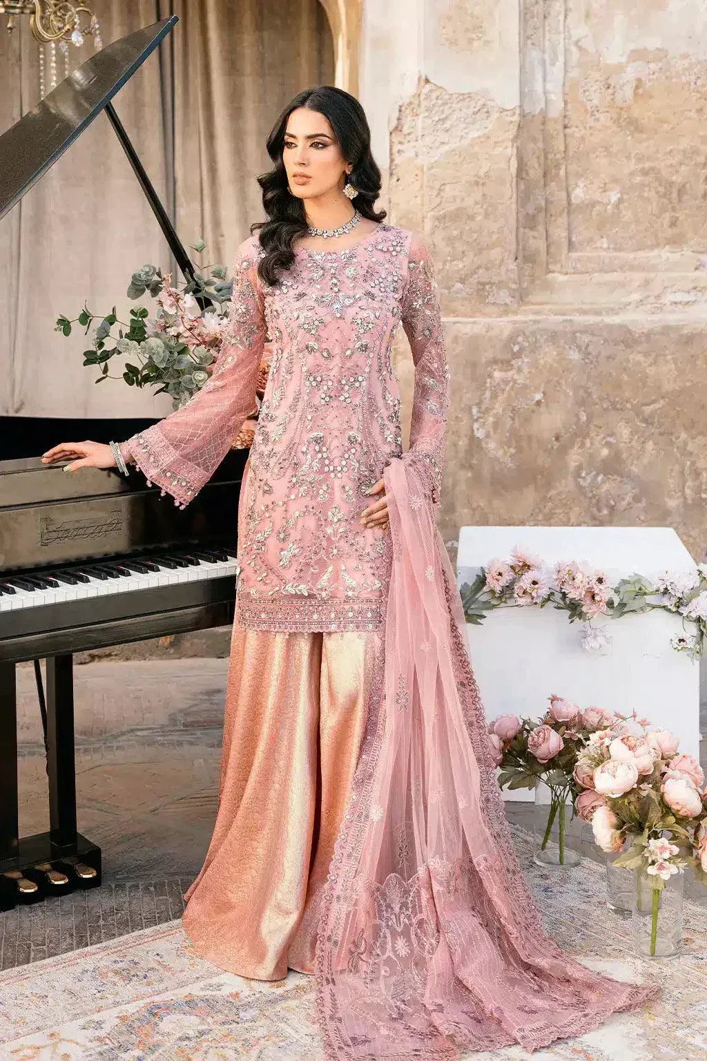Ramsha | Luxury Wedding Collection 23 | H-207 - Aqsa Fabrics