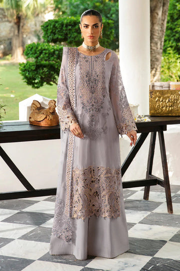 Ramsha | Dastak Luxury Chiffon Collection |  Q-104 - Aqsa Fabrics
