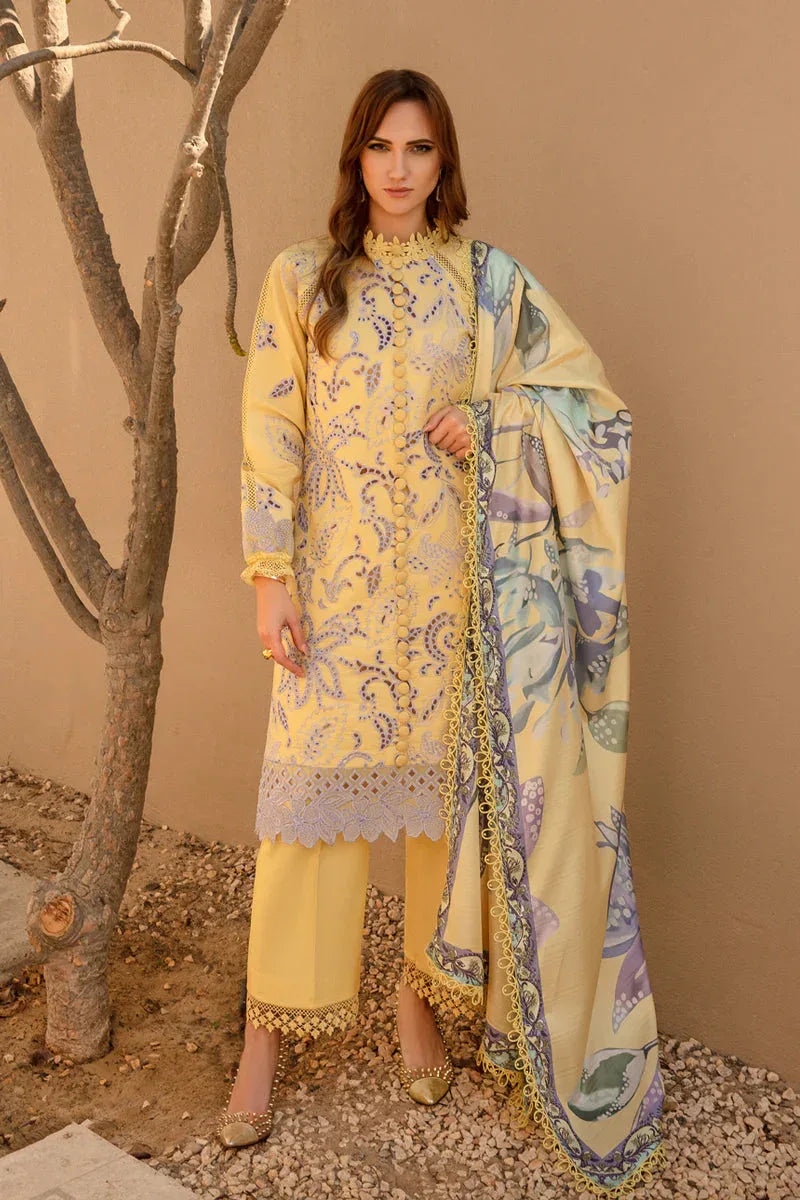 Rangrasiya | Carnation Summer 24 | Iris - Aqsa Fabrics