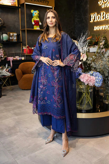 Rangrasiya | Carnation Summer Edit 25 | Aqua - Aqsa Fabrics