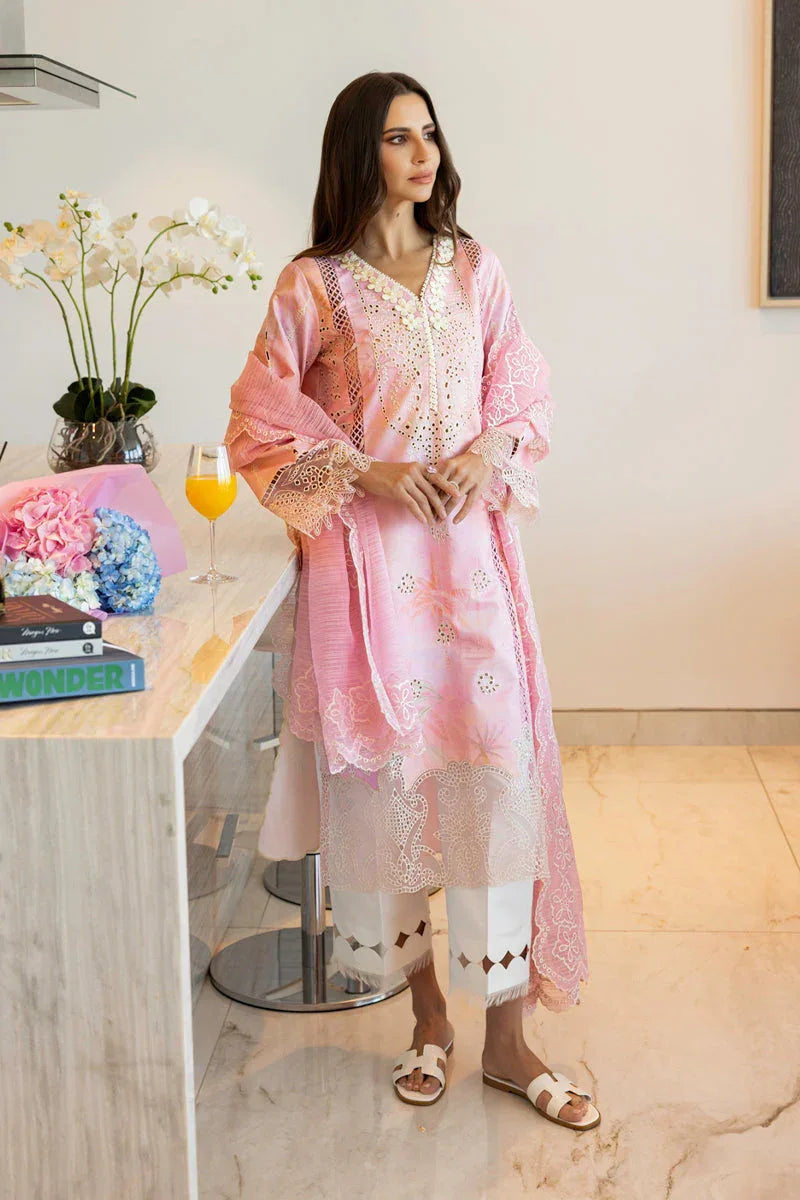 Rangrasiya | Carnation Summer Edit 25 | Freesia - Aqsa Fabrics
